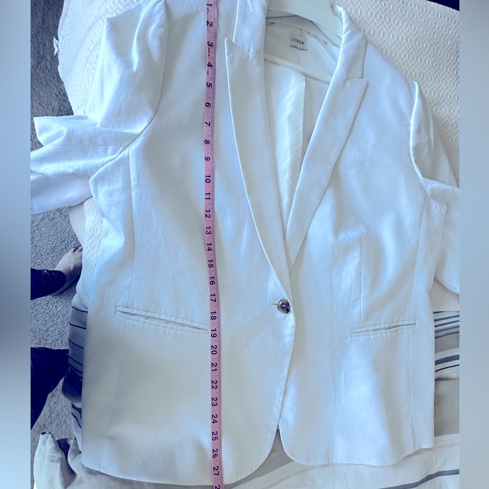 J. Crew Factory Two-Piece Suit in White Size 20 - Picture 5 of 10